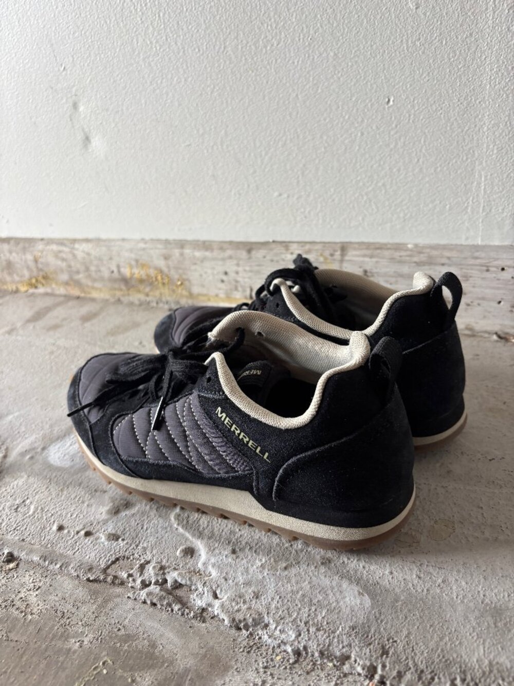 Merrell Black and White Tennis Shoes